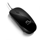 Mouse ótico USB Colors Slim Black Piano - Multilaser